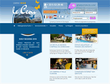 Tablet Screenshot of camping-le-ceou.com